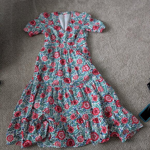 NWOT Boden Bella Puff Sleeve Maxi Dress, size 16-18 - Picture 2 of 10